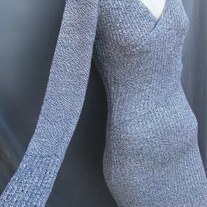Lulus Wrap style Midi Sweaterdress Size S